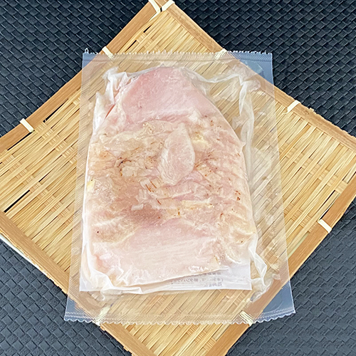 国産種鶏むねたたきスライス(生食用) 約210g《冷凍真空》