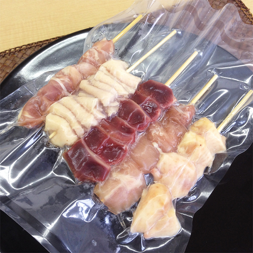 国産鶏バラエティ串(約30g×5本入り)×1パック 《冷凍》