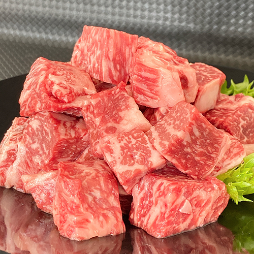 九州産 牛 肩ロース　サイコロステーキ500g　《冷凍真空》